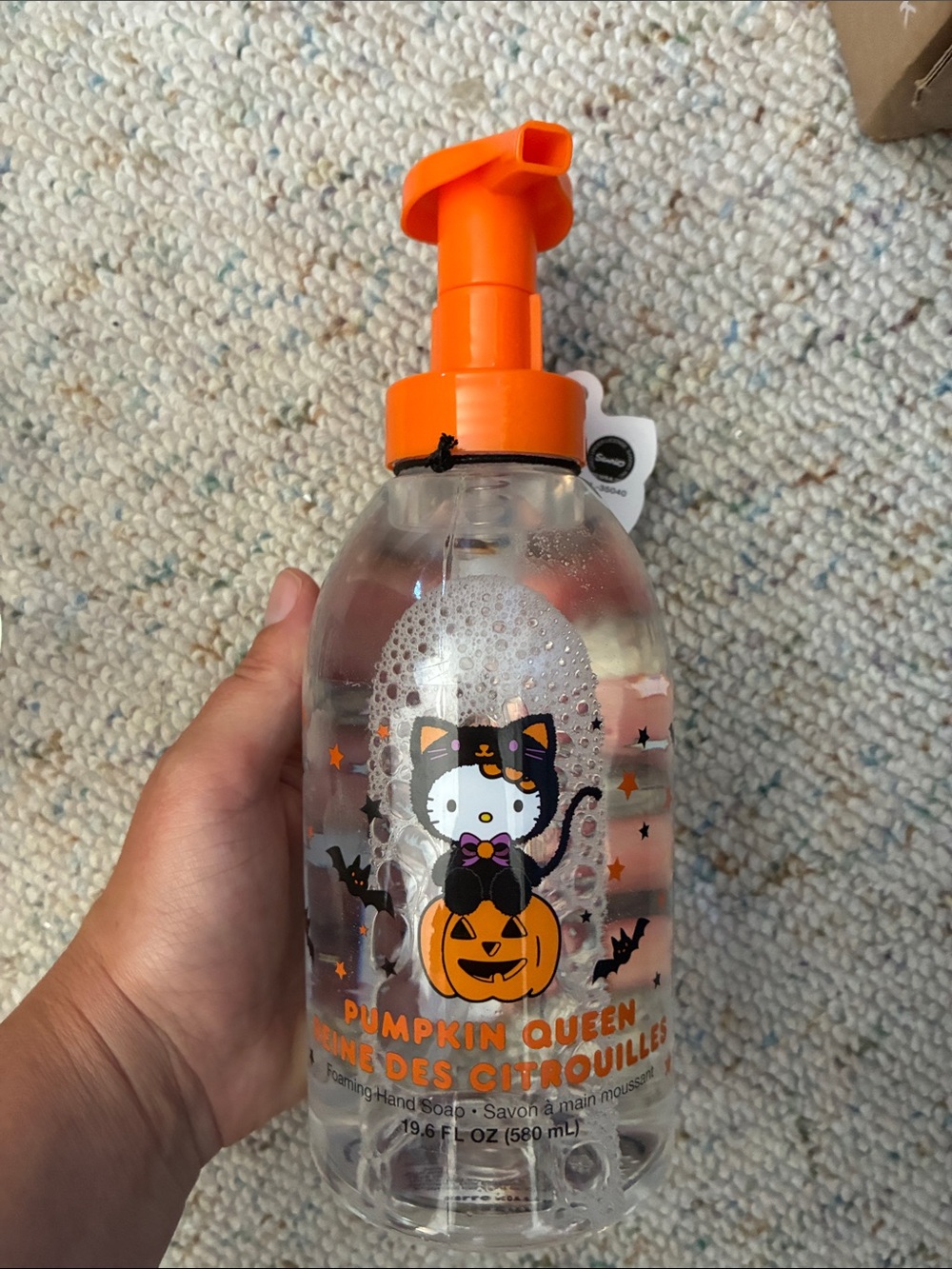 Hello Kitty Foaming Hand Soap 19.6oz in pumpkin queen